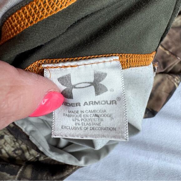 Under Armour UA Camo Hunting Compression Short Sleeve Shirt Breakup infinity - Picture 5 of 9